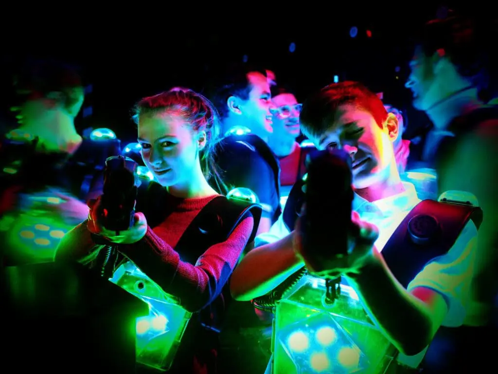 Lasergamen met een groep